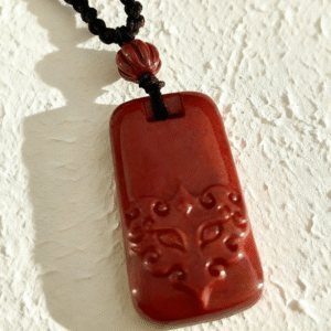 朱砂瑞兽 D112 Pendant Necklace: Cinnabar Auspicious Beast