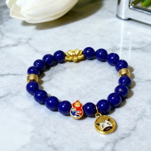 青金御岁·药师清业手串_WH_1000x1000px D232 Blue Harmony – Timeless Bracelet
