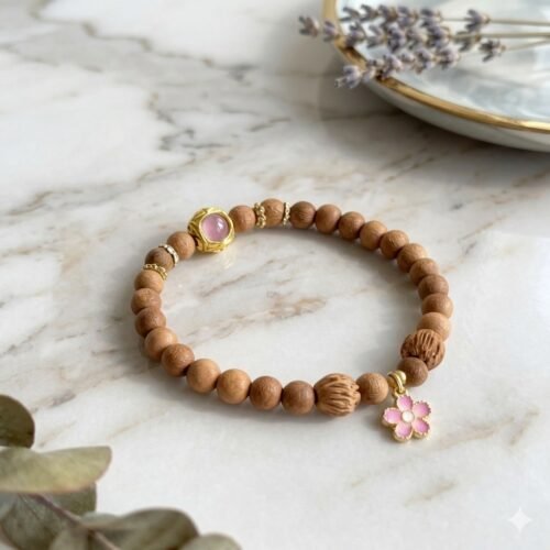 20260404-221724 D189 Blooming Wood – Spring Vibe Bracelet