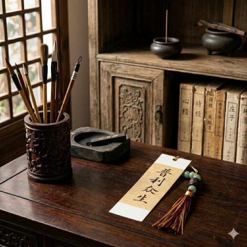 D15D Calligraphy Blessing Words (Benefit all beings)