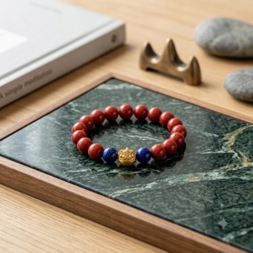 Gemini_Generated_Image_kwhonrkwhonrkwho D264 Crimson & Azure Beast Guardian Bracelet